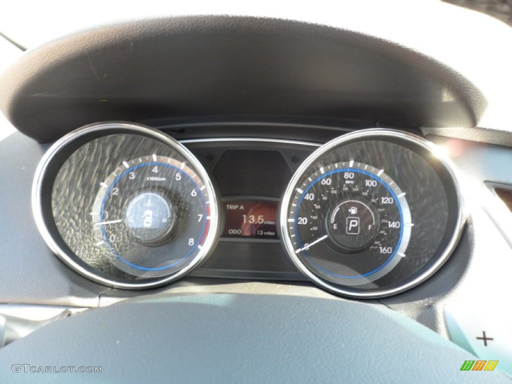 2012 Hyundai Sonata SE 2.0T Gauges Photo #55573997
