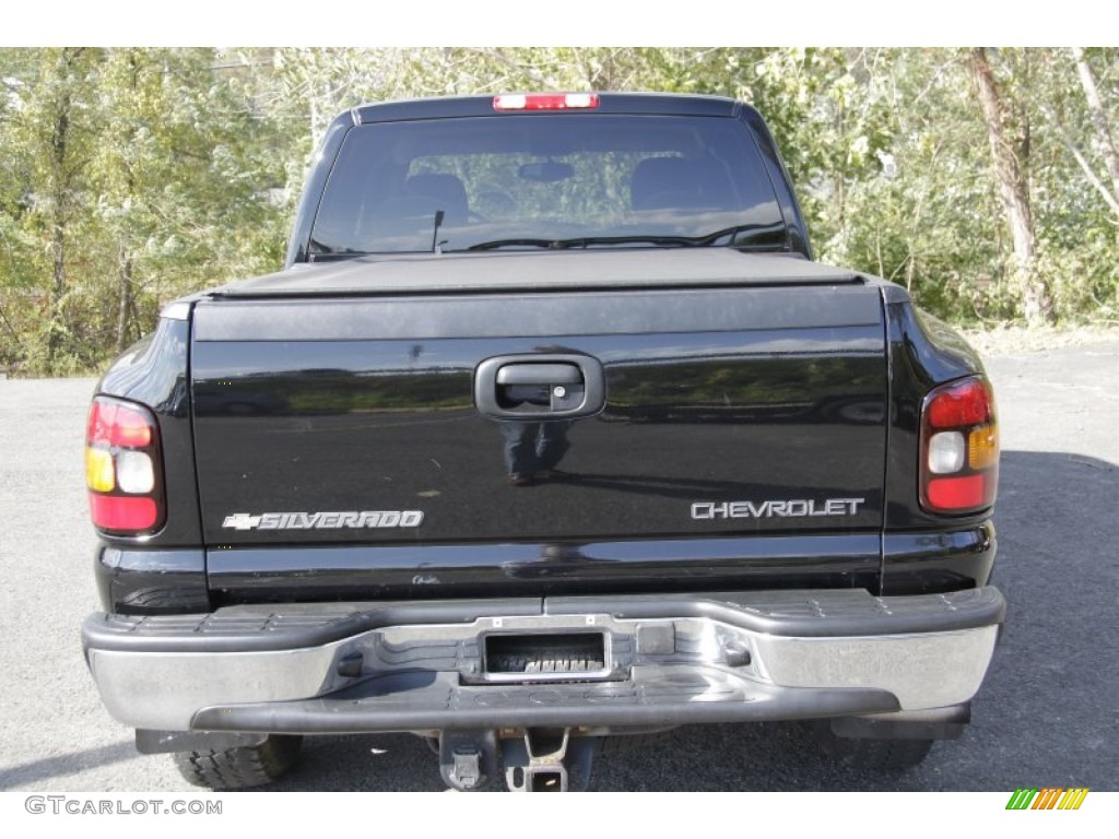 2004 Silverado 1500 Z71 Extended Cab 4x4 - Black / Dark Charcoal photo #9