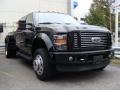 Front 3/4 View of 2009 F450 Super Duty Harley Davidson Crew Cab 4x4 Dually