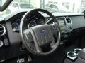 2009 Ford F450 Super Duty Black Interior Dashboard Photo