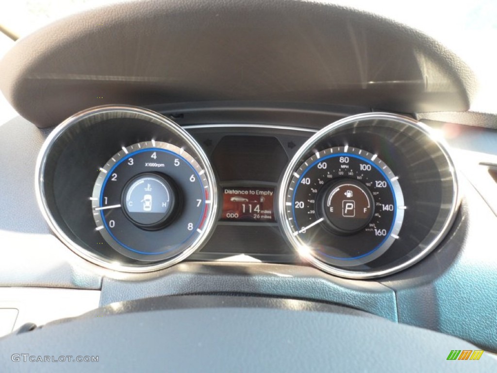 2012 Hyundai Sonata GLS Gauges Photo #55575555