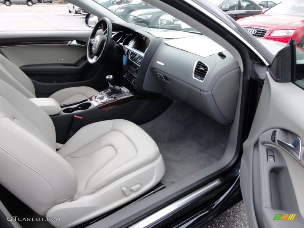 2009 A5 3.2 quattro Coupe - Deep Sea Blue Pearl / Pale Grey photo #18