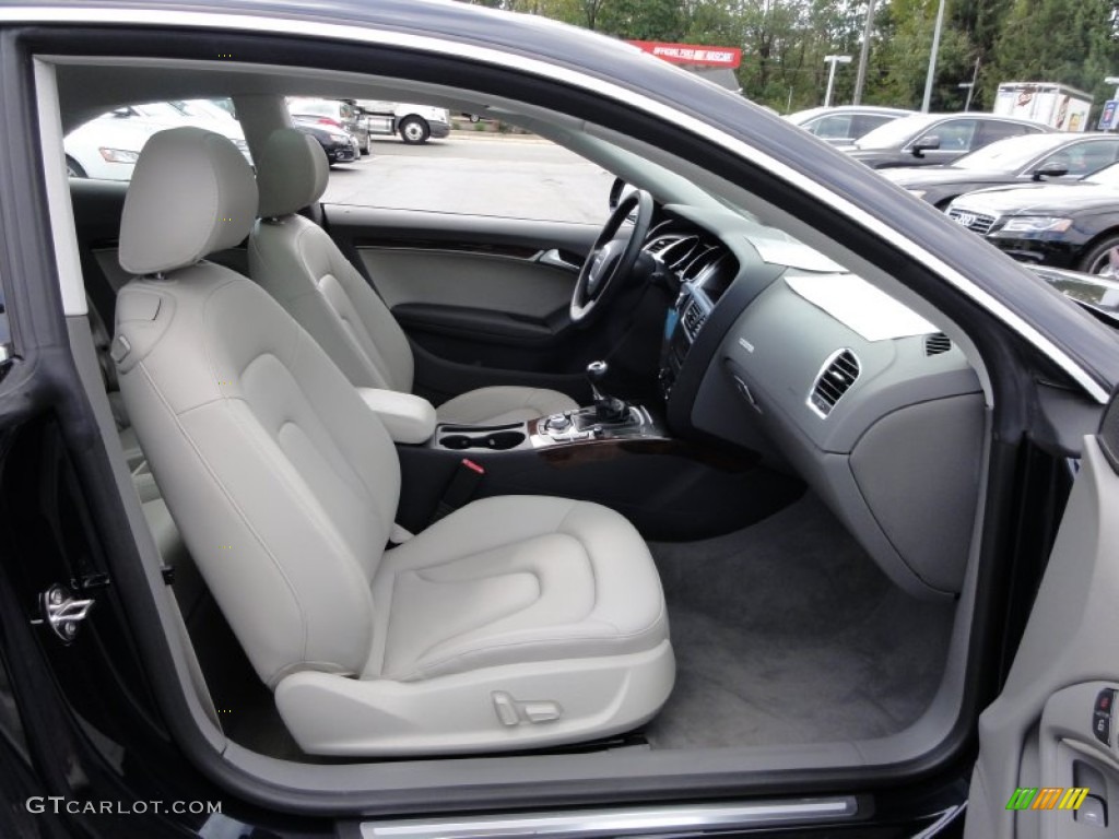 2009 A5 3.2 quattro Coupe - Deep Sea Blue Pearl / Pale Grey photo #20