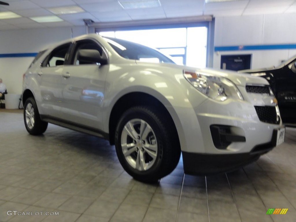 2012 Equinox LS - Silver Ice Metallic / Light Titanium/Jet Black photo #1