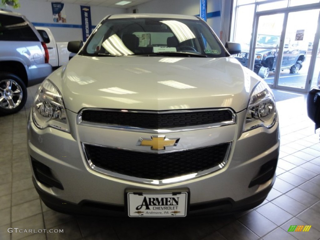 2012 Equinox LS - Silver Ice Metallic / Light Titanium/Jet Black photo #2