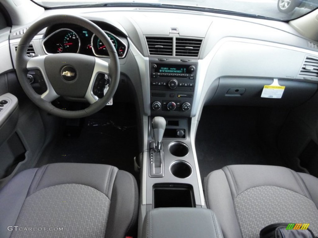 2012 Chevrolet Traverse LS AWD Dark Gray/Light Gray Dashboard Photo #55579329