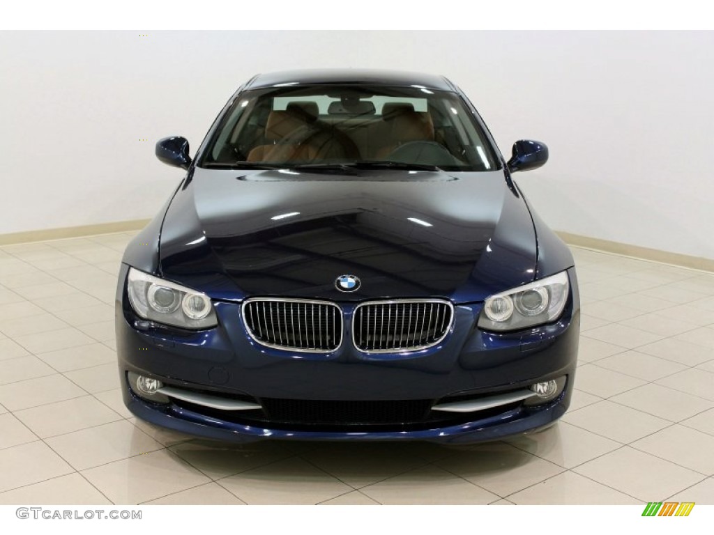 2011 3 Series 328i Coupe - Deep Sea Blue Metallic / Saddle Brown Dakota Leather photo #2