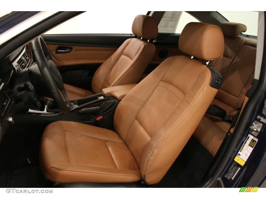 Saddle Brown Dakota Leather Interior 2011 BMW 3 Series 328i Coupe Photo #55580163