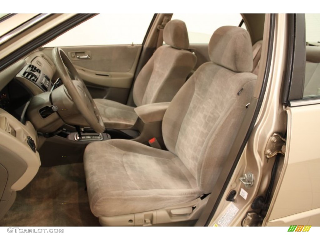 Ivory Interior 2001 Honda Accord EX Sedan Photo #55580474