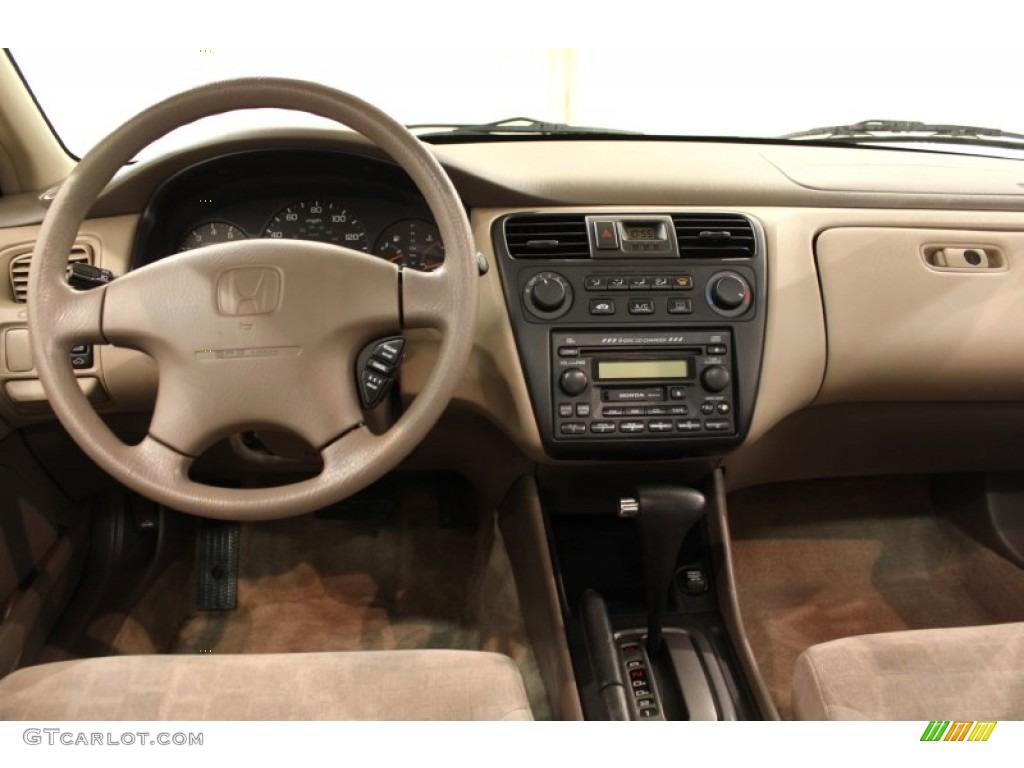 2001 Honda Accord EX Sedan Ivory Dashboard Photo #55580547