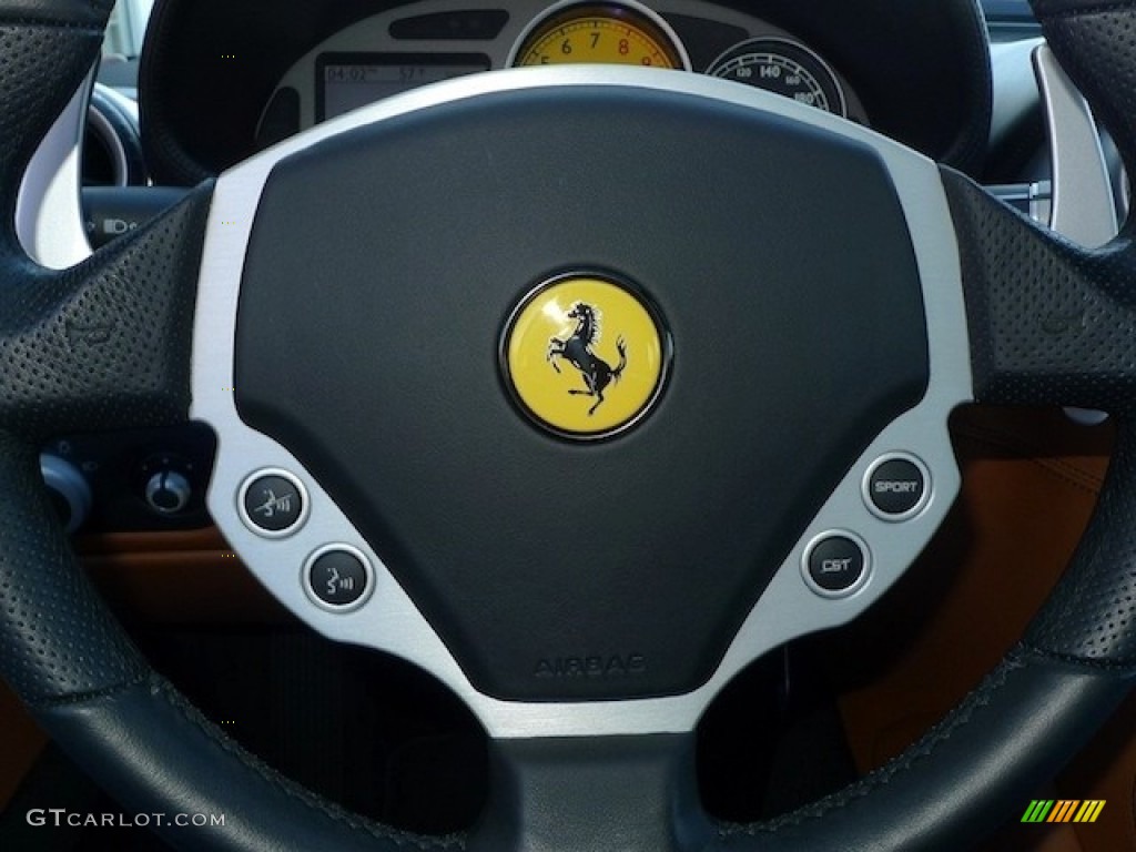 2008 Ferrari 612 Scaglietti Standard 612 Scaglietti Model Cuoio Steering Wheel Photo #55580991