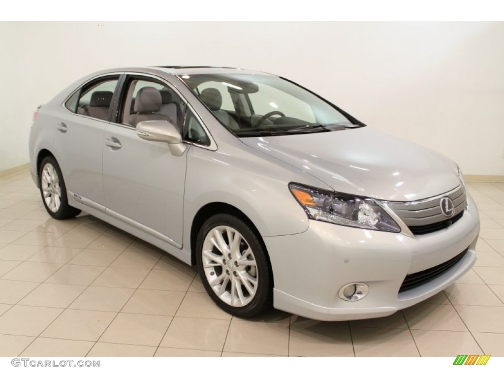 Silver Opal Mica 2010 Lexus HS 250h Hybrid Premium Exterior Photo #55582072