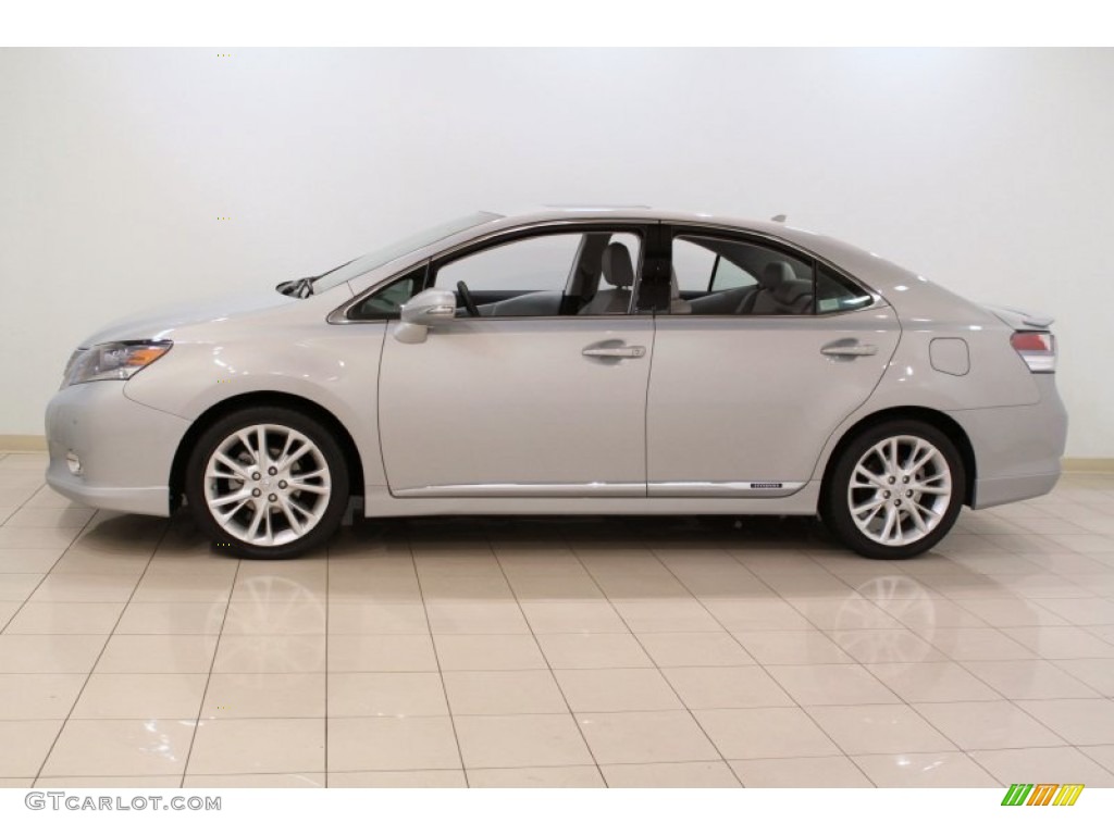 Silver Opal Mica 2010 Lexus HS 250h Hybrid Premium Exterior Photo #55582087