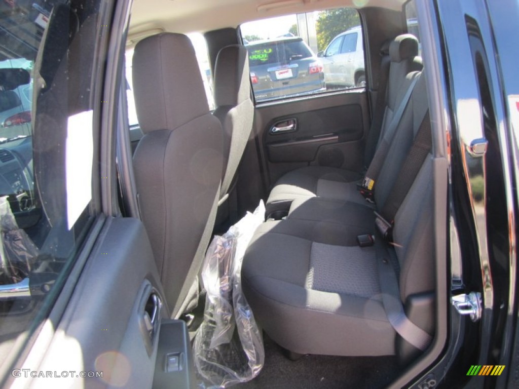 Ebony Interior 2012 GMC Canyon SLE Crew Cab Photo #55582312