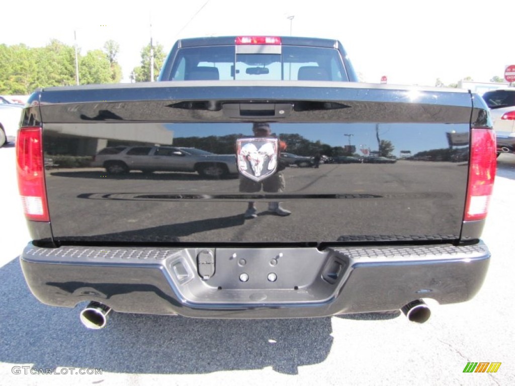 2012 Ram 1500 Express Regular Cab - Black / Dark Slate Gray/Medium Graystone photo #6