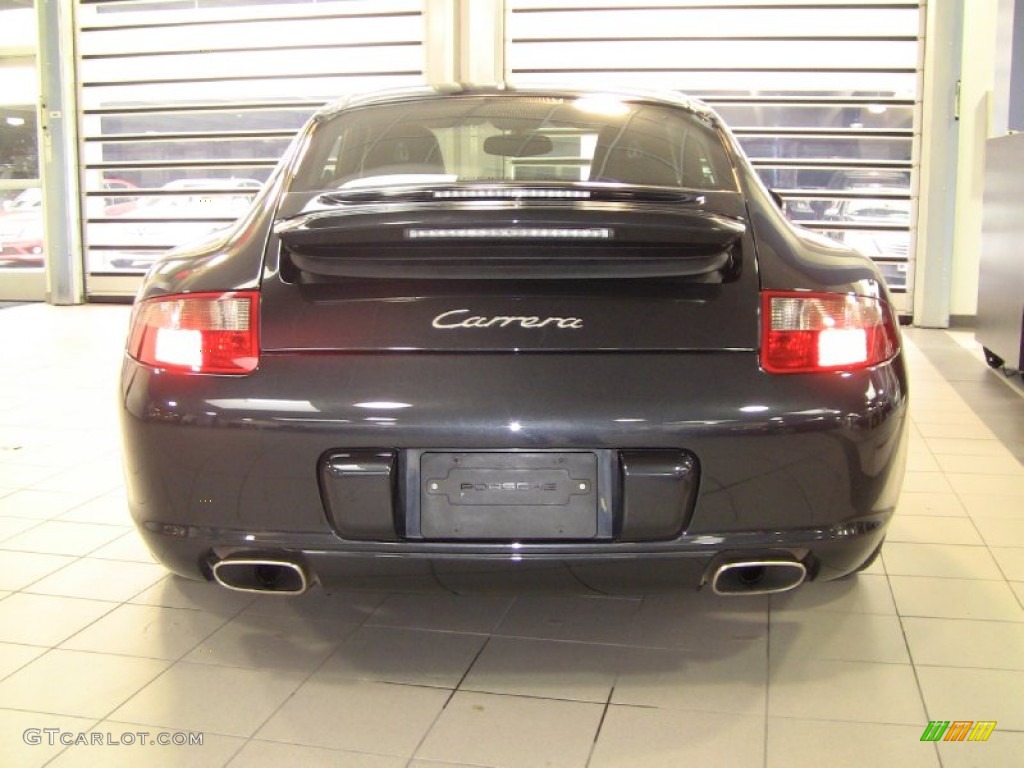 2005 911 Carrera Coupe - Atlas Grey Metallic / Black photo #5
