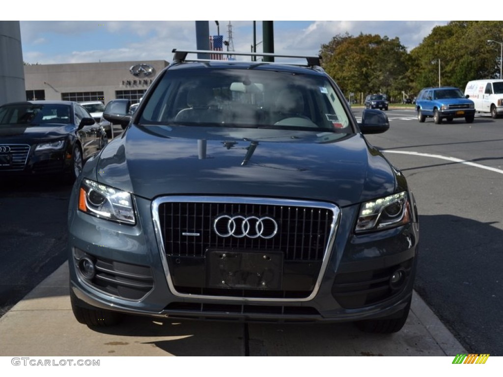 2009 Q5 3.2 Premium quattro - Meteor Gray Pearl Effect / Light Gray photo #2