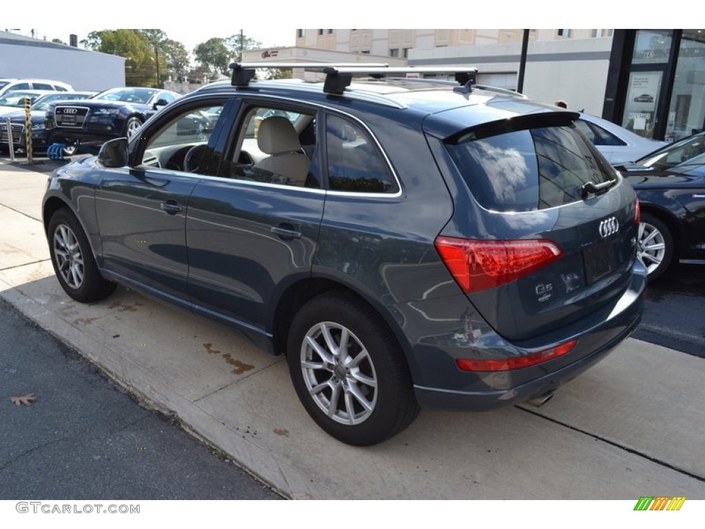 2009 Q5 3.2 Premium quattro - Meteor Gray Pearl Effect / Light Gray photo #3