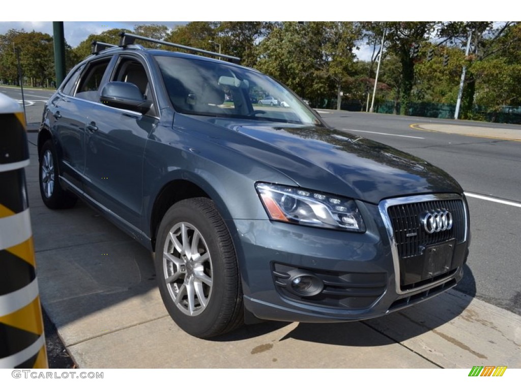 2009 Q5 3.2 Premium quattro - Meteor Gray Pearl Effect / Light Gray photo #6
