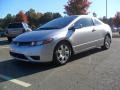 2007 Alabaster Silver Metallic Honda Civic LX Coupe  photo #1