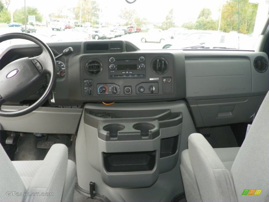 2011 Ford E Series Van E350 XLT Extended Passenger Medium Flint Dashboard Photo #55583593