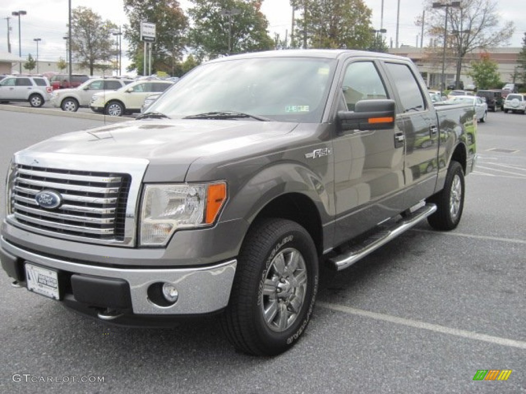 2011 F150 XLT SuperCrew 4x4 - Sterling Grey Metallic / Steel Gray photo #2