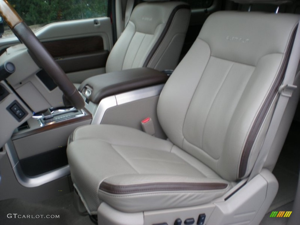 2010 F150 Platinum SuperCrew 4x4 - Red Candy Metallic / Medium Stone Leather/Sienna Brown photo #13