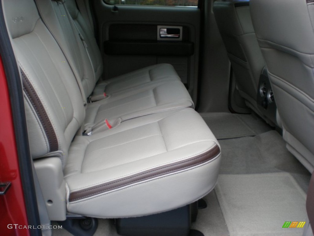 2010 F150 Platinum SuperCrew 4x4 - Red Candy Metallic / Medium Stone Leather/Sienna Brown photo #23