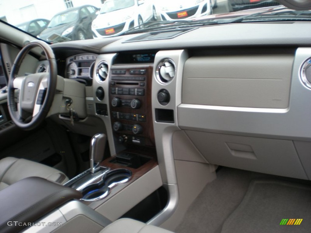 2010 F150 Platinum SuperCrew 4x4 - Red Candy Metallic / Medium Stone Leather/Sienna Brown photo #24