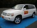 Super White 2007 Toyota Highlander Limited 4WD