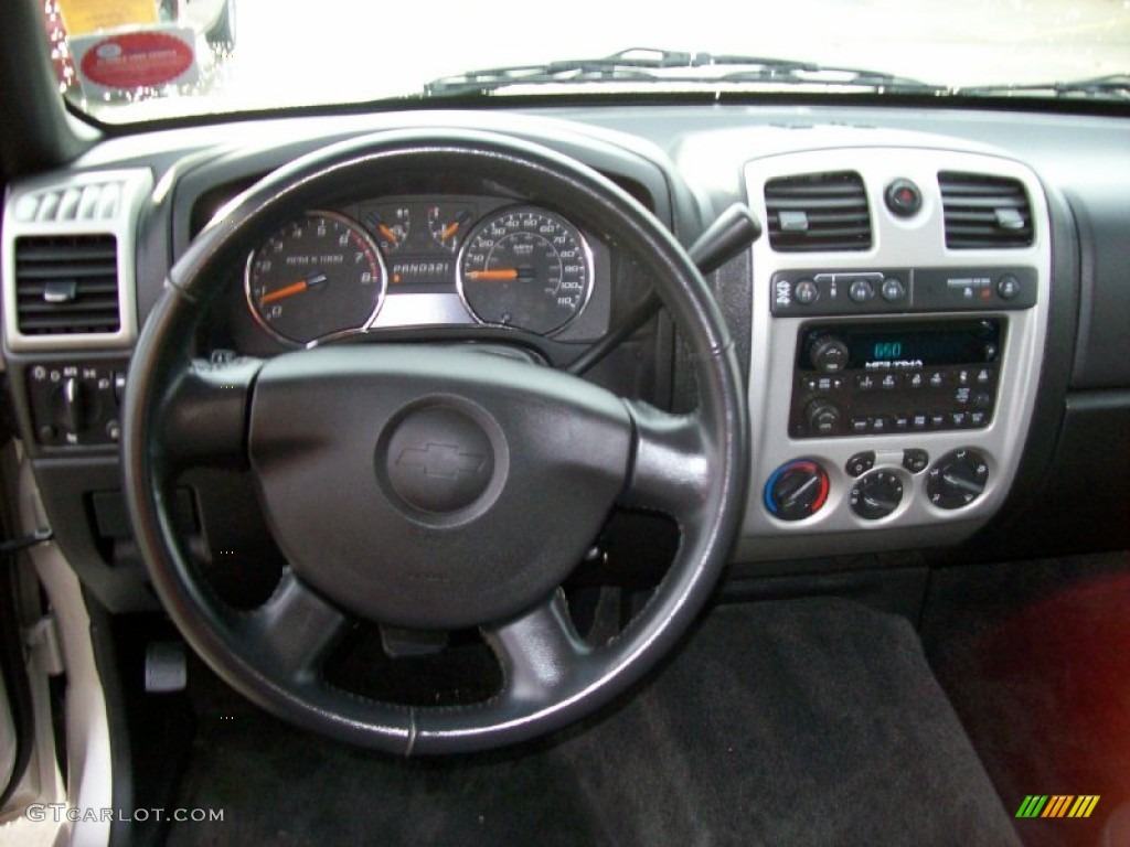 2009 Chevrolet Colorado LT Extended Cab 4x4 Ebony Dashboard Photo #55584250