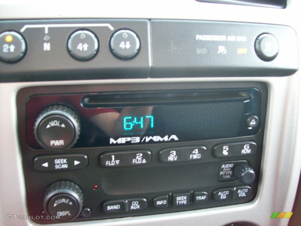 2009 Chevrolet Colorado LT Extended Cab 4x4 Audio System Photo #55584274