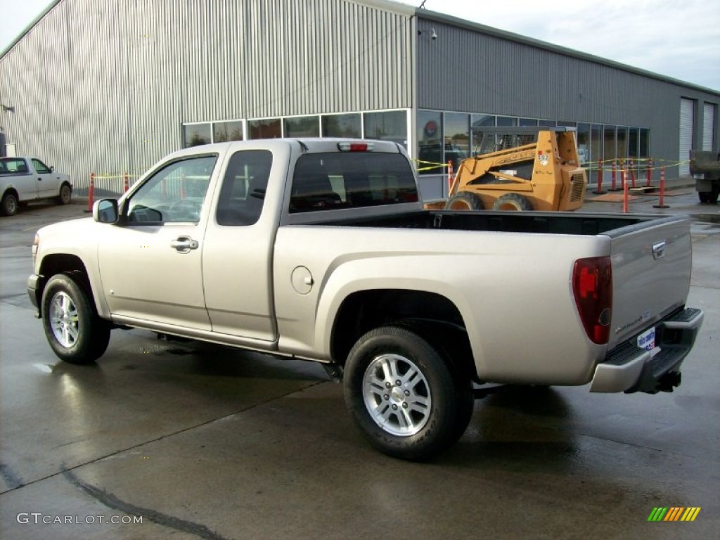 Silver Birch Metallic 2009 Chevrolet Colorado LT Extended Cab 4x4 Exterior Photo #55584367