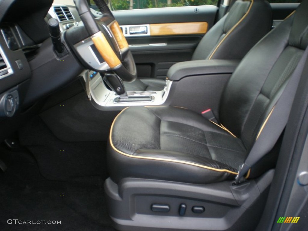 Ebony Black Interior 2009 Lincoln MKX AWD Photo #55584430