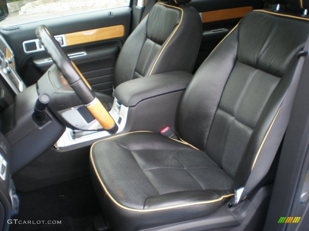 Ebony Black Interior 2009 Lincoln MKX AWD Photo #55584436