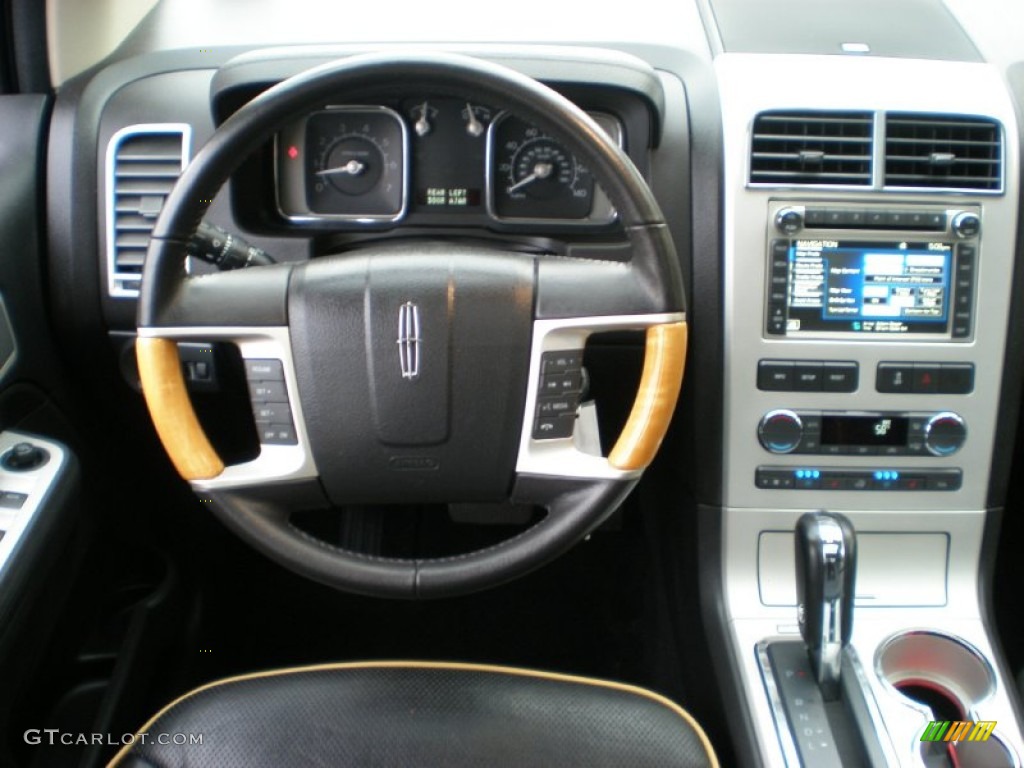 2009 Lincoln MKX AWD Ebony Black Dashboard Photo #55584481