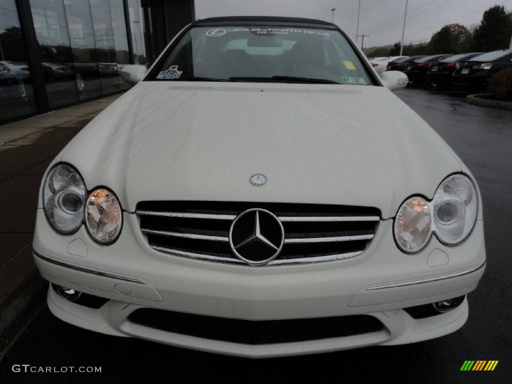 2009 CLK 550 Cabriolet - Arctic White / Black photo #7