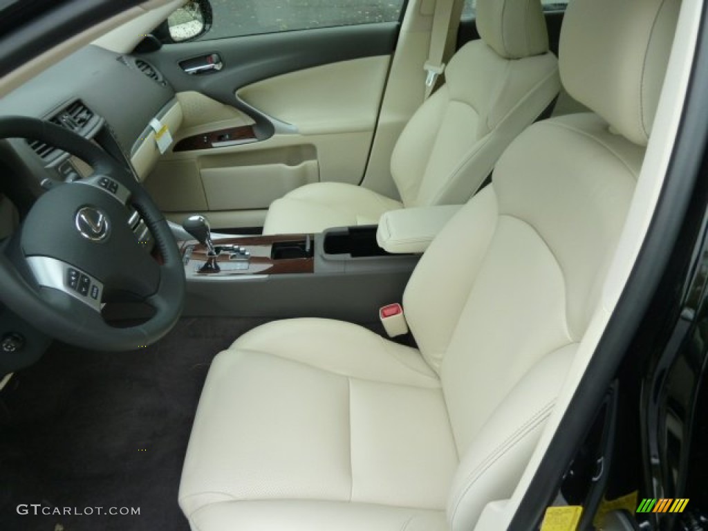 Ecru Interior 2012 Lexus IS 250 AWD Photo #55585426