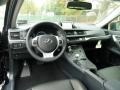 Black 2012 Lexus CT 200h Hybrid Premium Dashboard