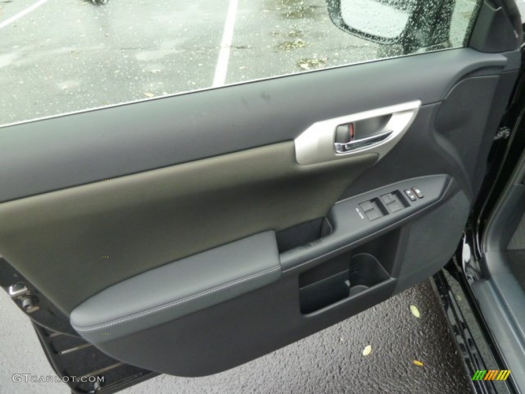 2012 Lexus CT 200h Hybrid Premium Black Door Panel Photo #55585693