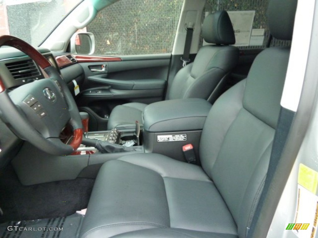 Black Interior 2011 Lexus LX 570 Photo #55586140