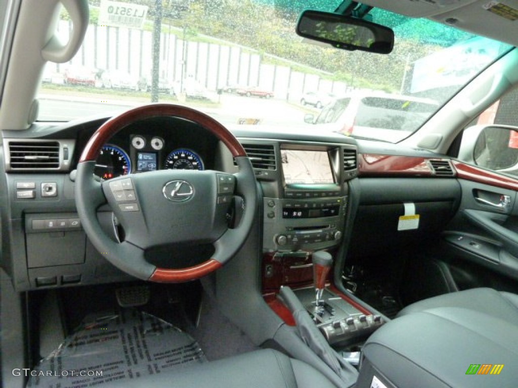 Black Interior 2011 Lexus LX 570 Photo #55586152