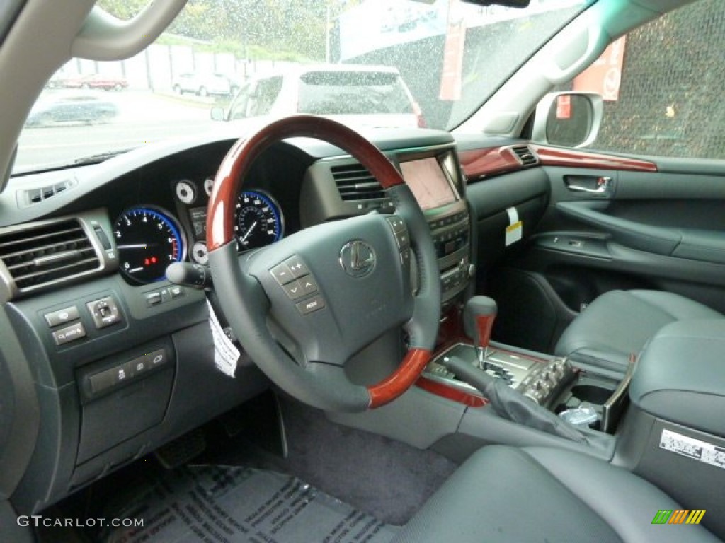 Black Interior 2011 Lexus LX 570 Photo #55586164