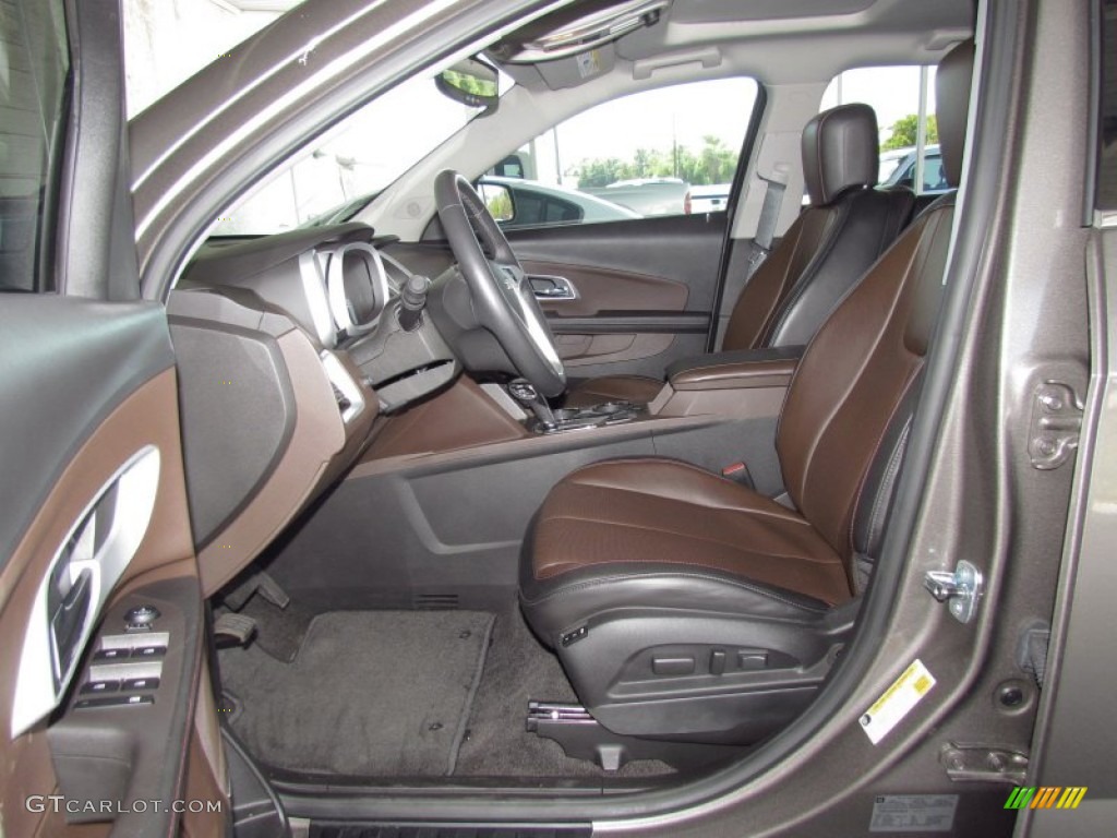 2010 Equinox LTZ - Mocha Steel Metallic / Jet Black/Brownstone photo #9