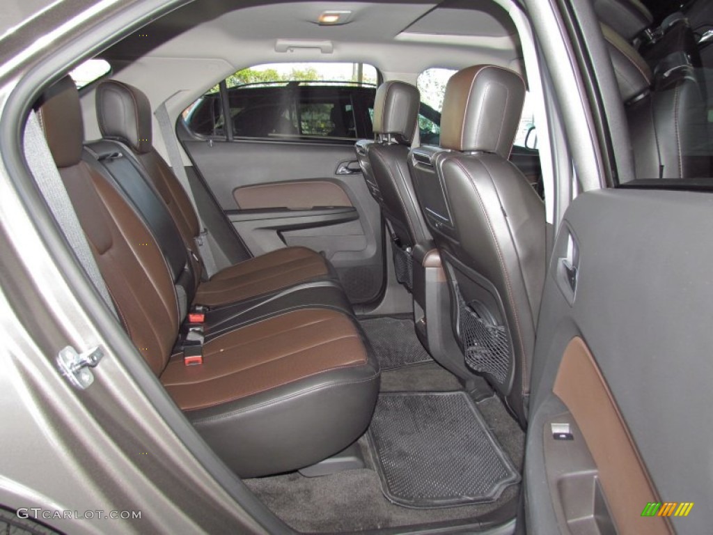 Jet Black/Brownstone Interior 2010 Chevrolet Equinox LTZ Photo #55586203