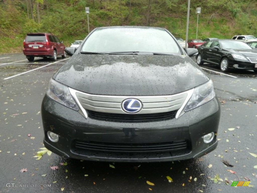 2011 HS 250h Hybrid Premium - Obsidian Black / Black/Brown Walnut photo #7