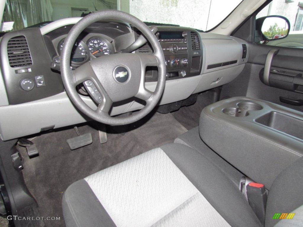 Dark Titanium Interior 2009 Chevrolet Silverado 1500 LS Extended Cab Photo #55586374
