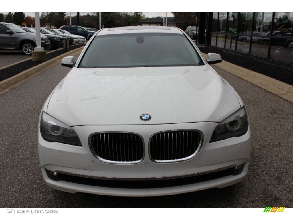2011 7 Series 740Li Sedan - Alpine White / Saddle/Black Nappa Leather photo #2