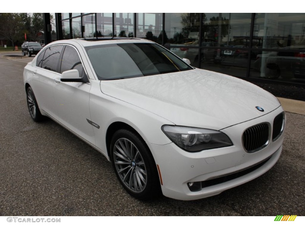 2011 7 Series 740Li Sedan - Alpine White / Saddle/Black Nappa Leather photo #3