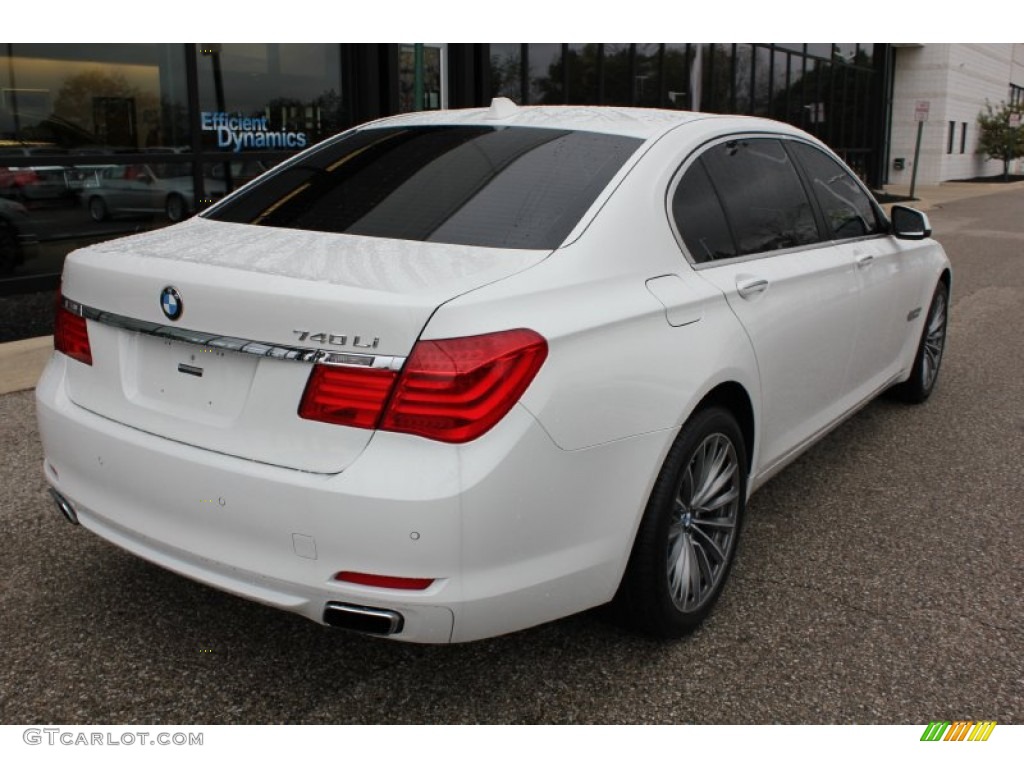 Alpine White 2011 BMW 7 Series 740Li Sedan Exterior Photo #55587640